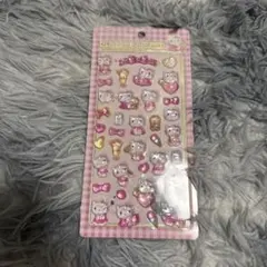 キティーちゃん　シナモン　その他4点立体シール　おしりシール　ボンボンドロップ✨