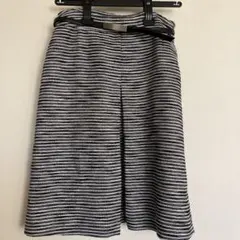 インディヴィ　入学式卒業式　ボーダースカート　38サイズ