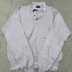 BARBICHE ピンク ポロシャツ 長袖 ニット