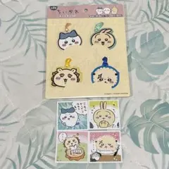 ちいかわギフトタグ8P  ②ハチワレ、うさぎ、シーサー、ラッコ＆シール