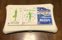 Wii バランスボード & ソフト３点セット　Wii Fit ほか