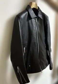 美品　nano & co 羊革　ライダースジャケット　Sサイズ　ナノユニバース