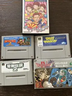 スーパーファミコン ファミコン　ゲームソフト 5本セット