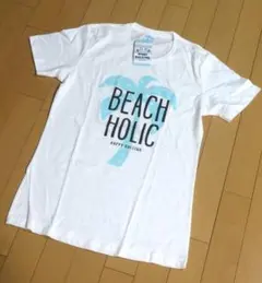 ［新品］ハッピーハレイワ　BEACH HOLIC　ハワイ　Tシャツ　L　ホワイトのサムネイル