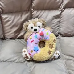 ダッフィー ぬいぐるみバッジ ドーナツ　シェリーメイ　ぬいば