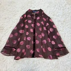 MSGRACY エムズグレイシー シーア　花柄　ベロア　シャツのサムネイル