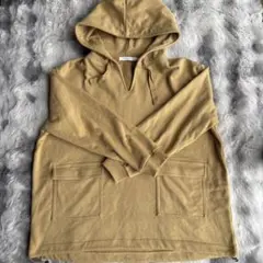 AMERICAN HOLIC ベージュ フード付きパーカー M