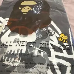 Stussy A BATHING APE スカルデザイン Tシャツ Lサイズ - メルカリ