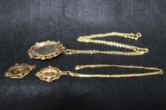 ゴールドペンダント3点セット