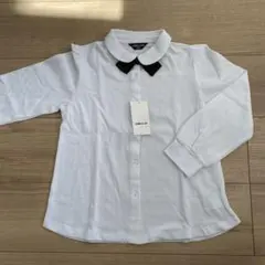 コムサイズム　白　ポロシャツ　ブラウス