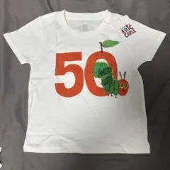 グラニフ　はらぺこあおむし 50周年tシャツ　100センチのサムネイル