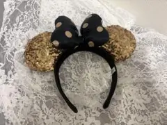 ディズニー カチューシャ ゴールド