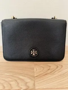 極美品 トリーバーチ ブリテン ショルダーバッグ 2way チェーン ブラック