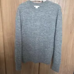 H&M グレー クルーネックセーター XS