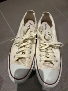 Converse ローカット スニーカー クリーム色