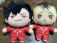 ハイキュー　みにコレ　BIGぬいぐるみ3 黒尾鉄朗 孤爪研磨 音駒