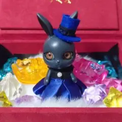 カプセルドール　秋のクラシカルコーデ　青　アウトフィット【ハンドメイド】