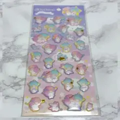 【新品未開封】サンリオ　ぷくっとシール　リトルツインスターズ　キキララ