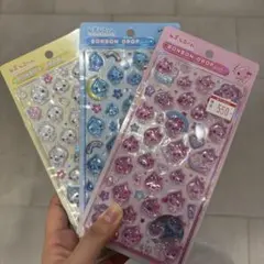 ボンボンドロップシール　しずくちゃん　うるおいちゃん　みるみるちゃん