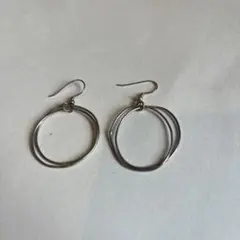シルバー フープピアス 2連 3連
