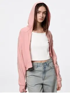 GU UVカットフルジップパーカーＬ