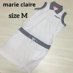 marie claire レディース ゴルフ ワンピース ホワイト L - メルカリ