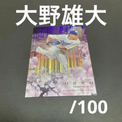 bbm 1st 中日ドラゴンズ　大野雄大　パラレルインサートカード
