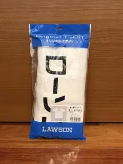LAWSON ローソン オリジナルTシャツ カタカナロゴ ホワイト L