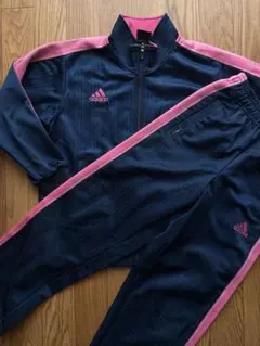adidas ジャージセット ネイビー/ピンク 100cm~