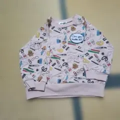DEKIRUKANA トレーナー 総柄
