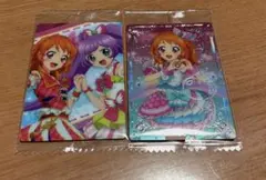 アイカツ!✖️プリパラ　ウエハース　2点セット