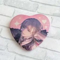 グランブルーファンタジー　バレンタイン　ハート型缶バッジ　カシウス