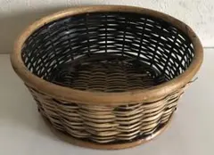 竹製円形バスケット カゴ