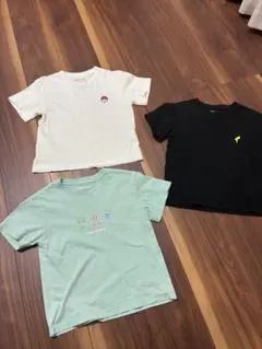 【3枚セット】ユニクロ110センチポケモンTシャツ