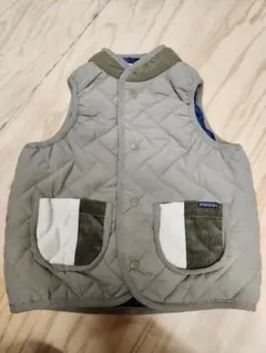【新品未使用】BREEZE キルティング ダウンベスト 100cm