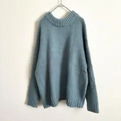 フリークスストア　リブニット　長袖　オーバーサイズ　カジュアル　あったか