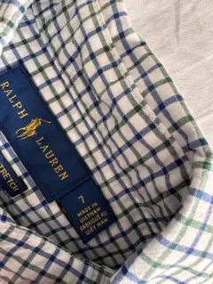 【美品】RALPH LAUREN ラルフローレン 長袖シャツ 7歳 120cm