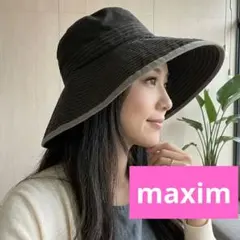 マキシン maxim FAVORIE つば広ハット 女優帽 通気性抜群のサムネイル