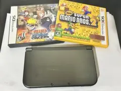 【動作品・ソフト付き】 new ニンテンドー 3DS LL メタリック ブラック