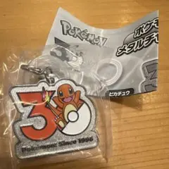 ポケモン 30周年 メタルチャームマスコット ヒトカゲ ガチャ