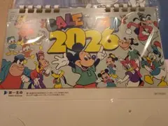 ミッキーマウス カレンダー 2026 壁掛け用