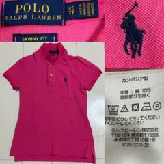 POLO RALPH LAUREN ピンク ポロシャツ XS