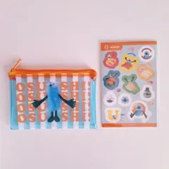 パペットスンスン　スシローコラボ　ポーチ　シール