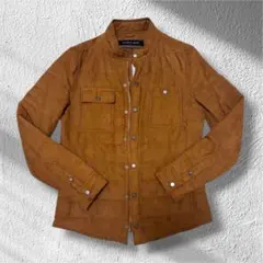 ZARA MAN フェイクスエード キルティング 中綿ジャケット S