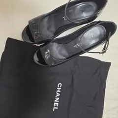 CHANEL パンプス 黒 ヒール 月曜日値段戻します - メルカリ