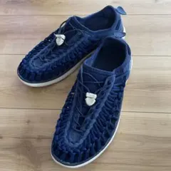 美品 KEENキーン ユニーク サンダル 28.0 青/紫 - メルカリ