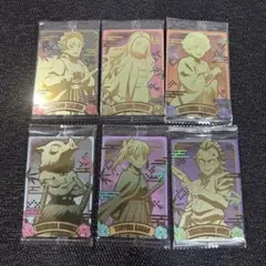 ⭐︎鬼滅の刃ウエハースカード9弾　エンボスメタリック全6種セット