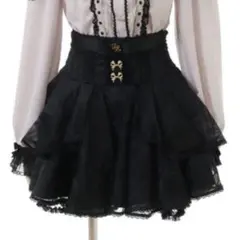 LIZLISA はしごカシュクールスカート ブラック - メルカリ