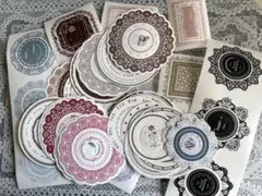 コラージュ素材1・シール・お裾分け