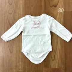 【mezzo piano】メゾピアノ 長袖ロンパース